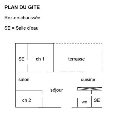 Plan de l'établissement Mandarine la vallee des noyers