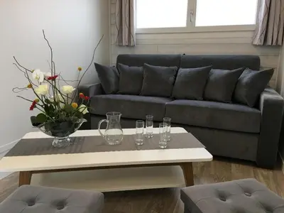 Coin salon dans l'établissement Quinoa la vallee des noyers