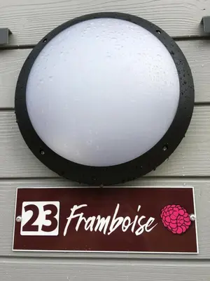 Certificat, récompense, panneau ou autre document affiché dans l'établissement Framboise la vallee des noyers