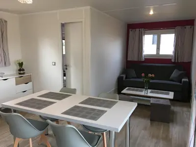 Coin salon dans l'établissement Framboise la vallee des noyers