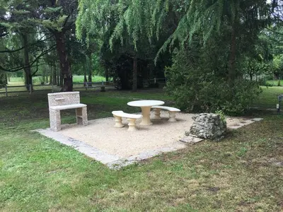 Jardin de l'établissement Gite du parc