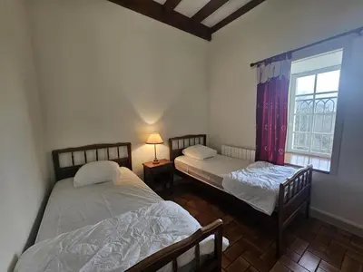 Un ou plusieurs lits dans un hébergement de l'établissement Chateau d'ayron