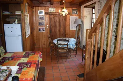Coin salon dans l'établissement Le moulin de l'anglee