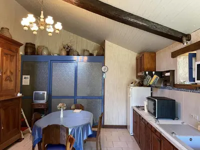 Cuisine ou kitchenette dans l'établissement Le balet
