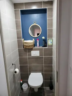 Salle de bains dans l'établissement Au Clos Des Dély-Gîtes 3 étoiles