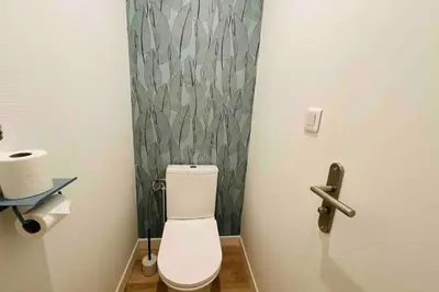 Salle de bains dans l'établissement Bel appartement avec cour privée
