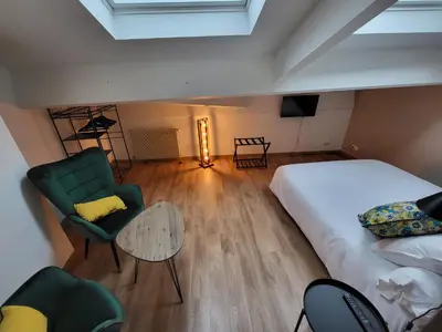 Un ou plusieurs lits dans un hébergement de l'établissement Au Clos Des Dély - Chambre d Hôtes 