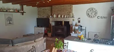 Coin salon dans l'établissement La maison de Marie