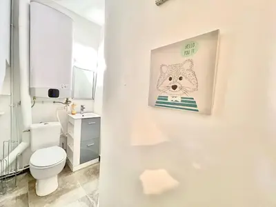 Salle de bains dans l'établissement L'Arizona, Studio à 5 minutes du centre-ville