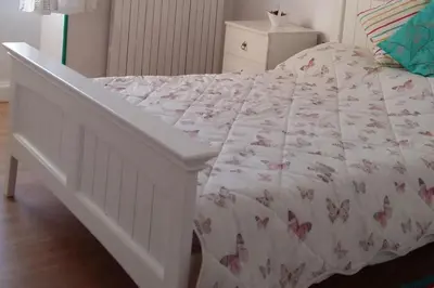 Un ou plusieurs lits dans un hébergement de l'établissement 9 Guests - Pet Friendly in rural West France