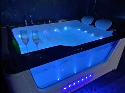 Plan de l'établissement Suite Casanova avec SPA & Escape Love Game - Doux Bleu Jeux